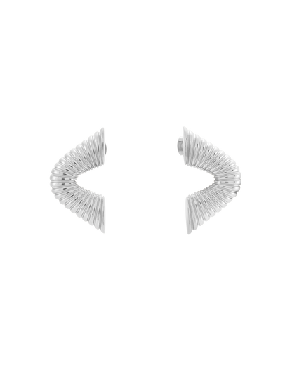 Ripple Earrings - Silver