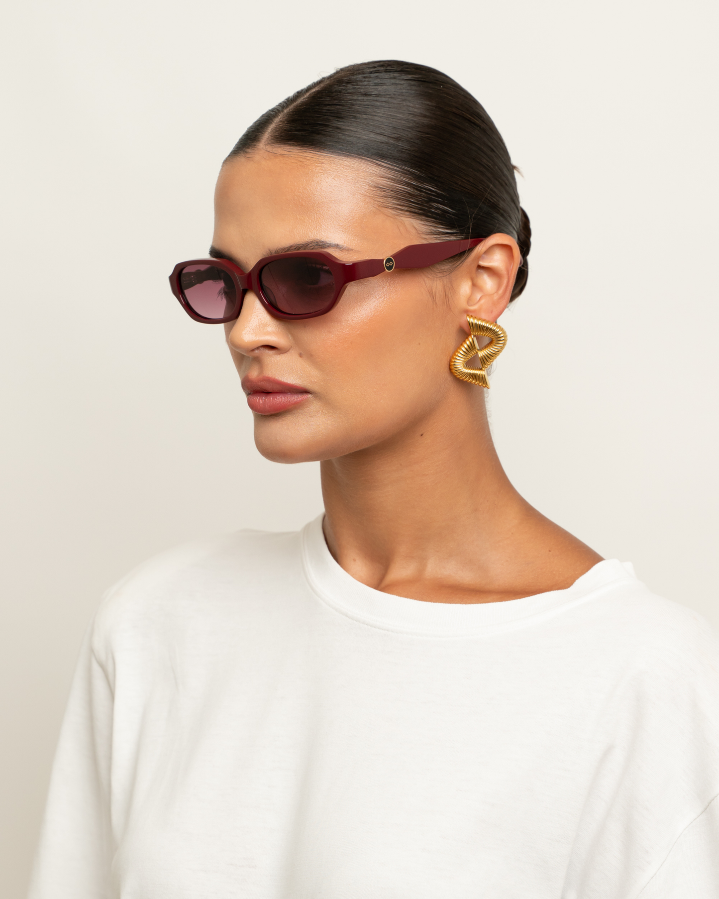 River - Burgundy Sunglasses