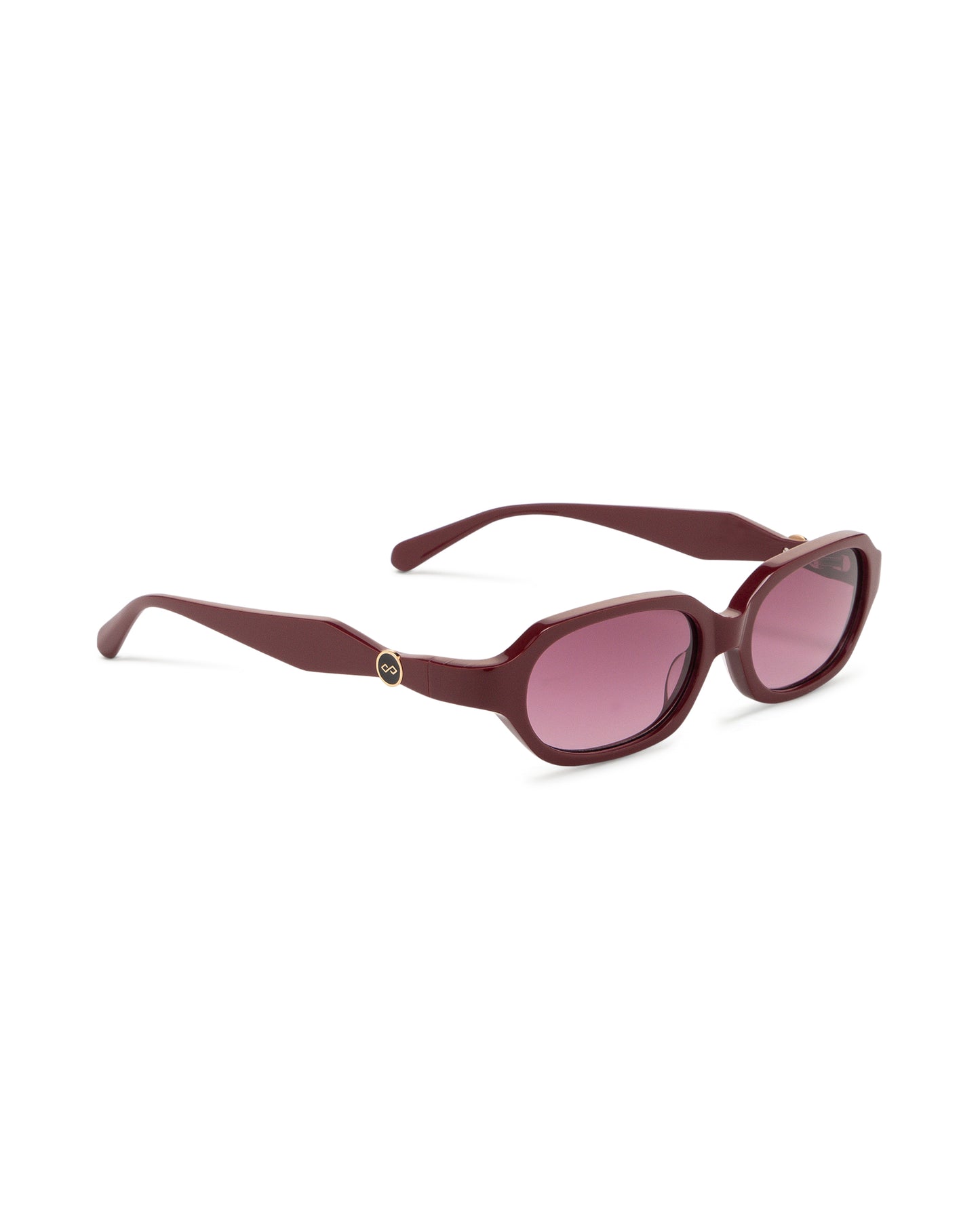 River - Burgundy Sunglasses