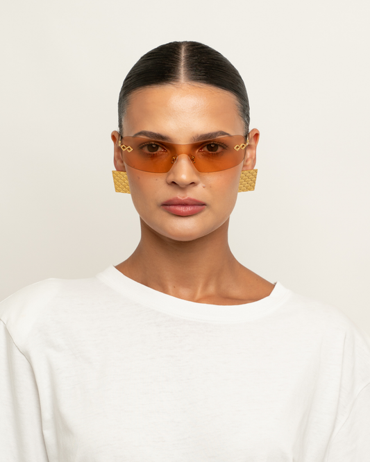 Rox - Orange Sunglasses