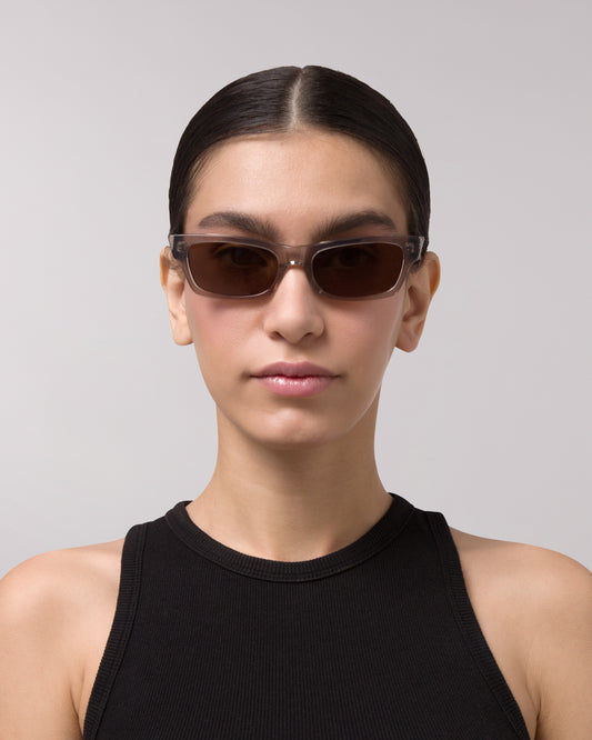 Best Sunglasses for Women – Kai Clear Brown, Available Online in USA, UK, Canada & UAE