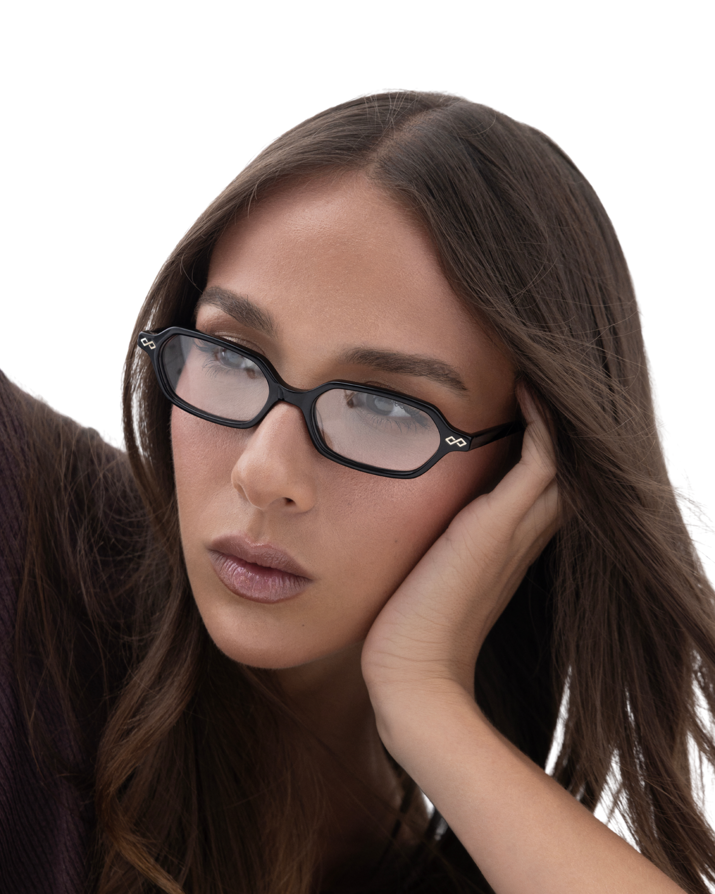 Sara - Black Eyeglasses