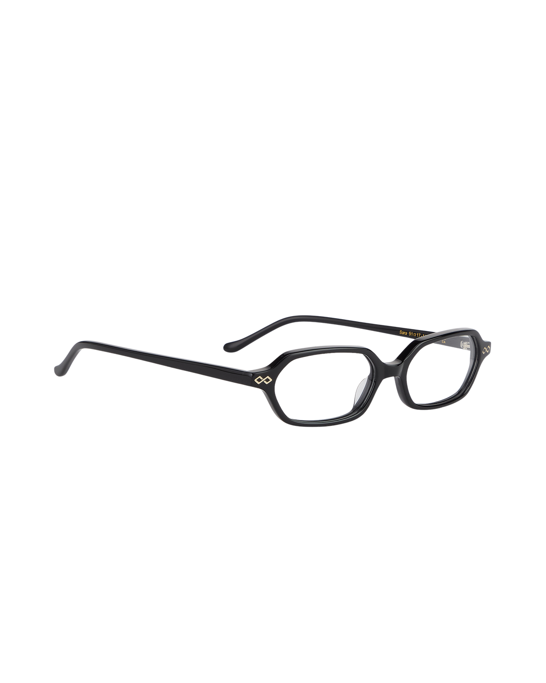 Sara - Black Eyeglasses