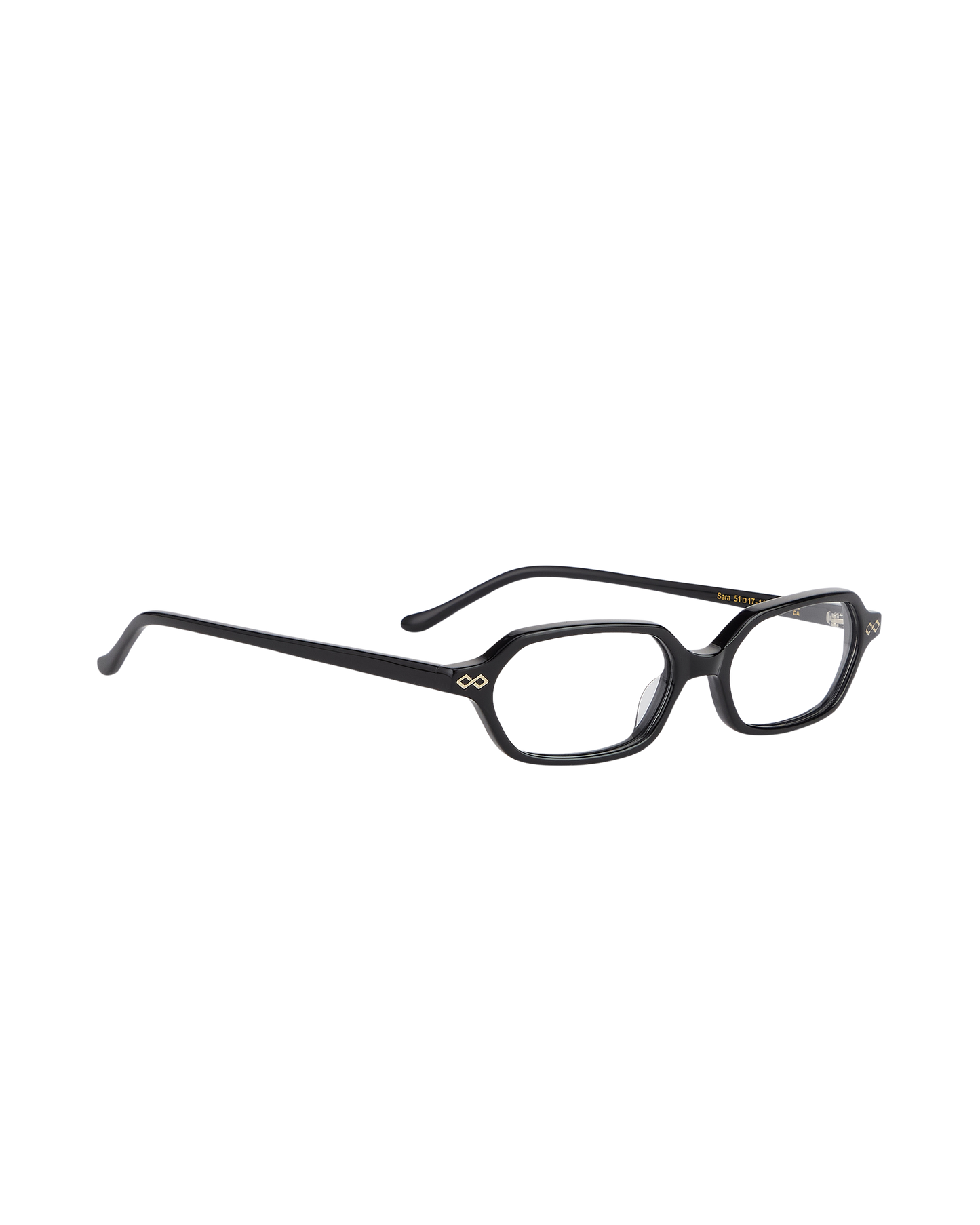 Sara - Black Eyeglasses