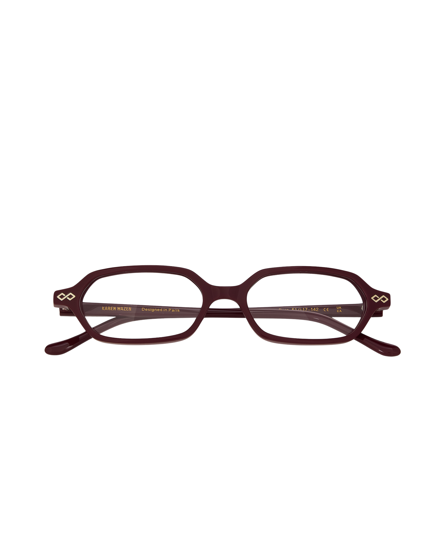 Sara - Burgundy Eyeglasses