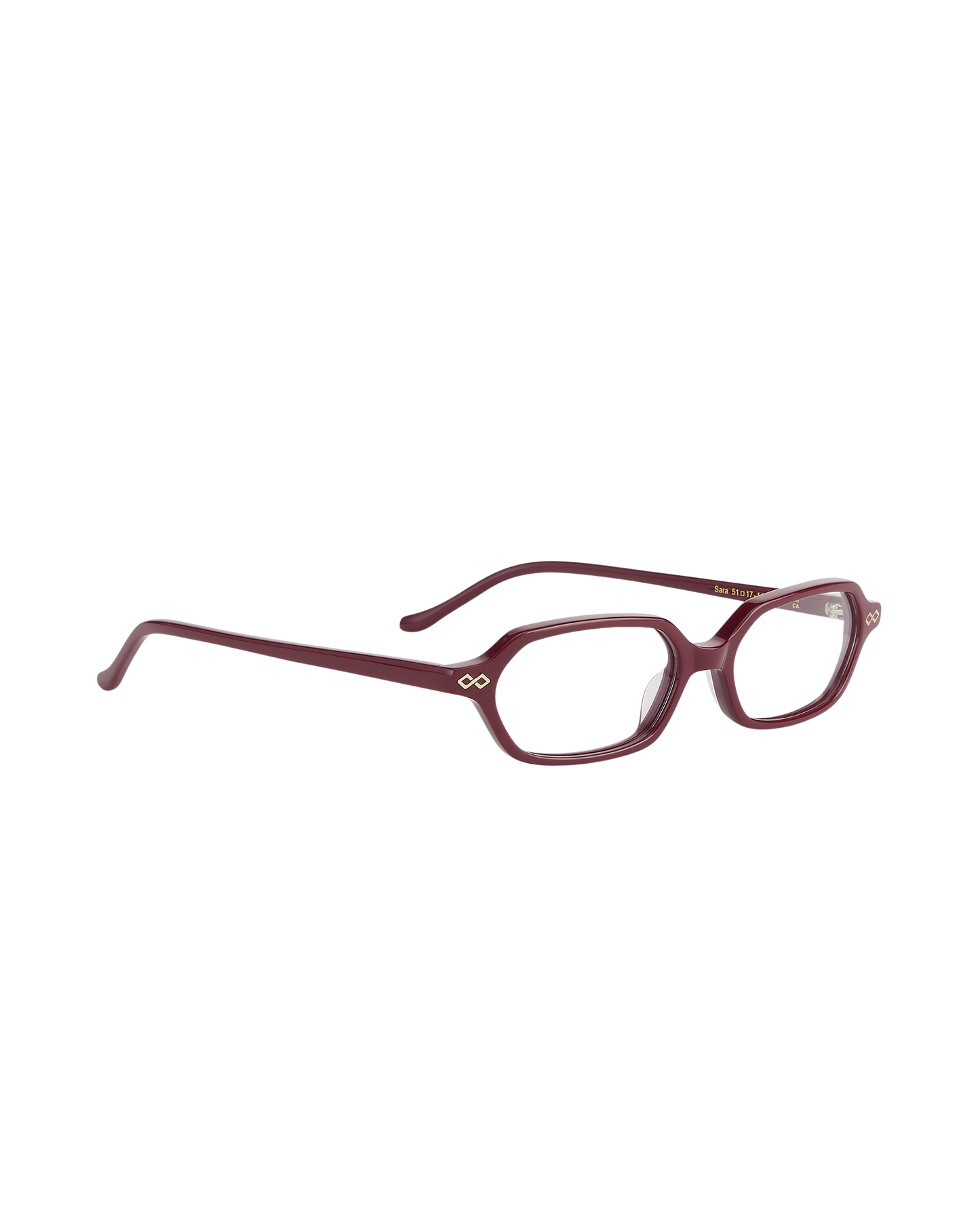 Sara - Burgundy Eyeglasses