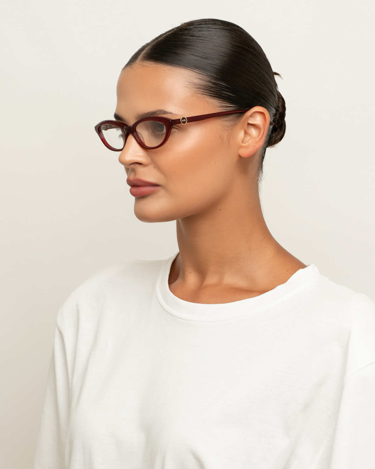 Serene - Burgundy Eyeglasses