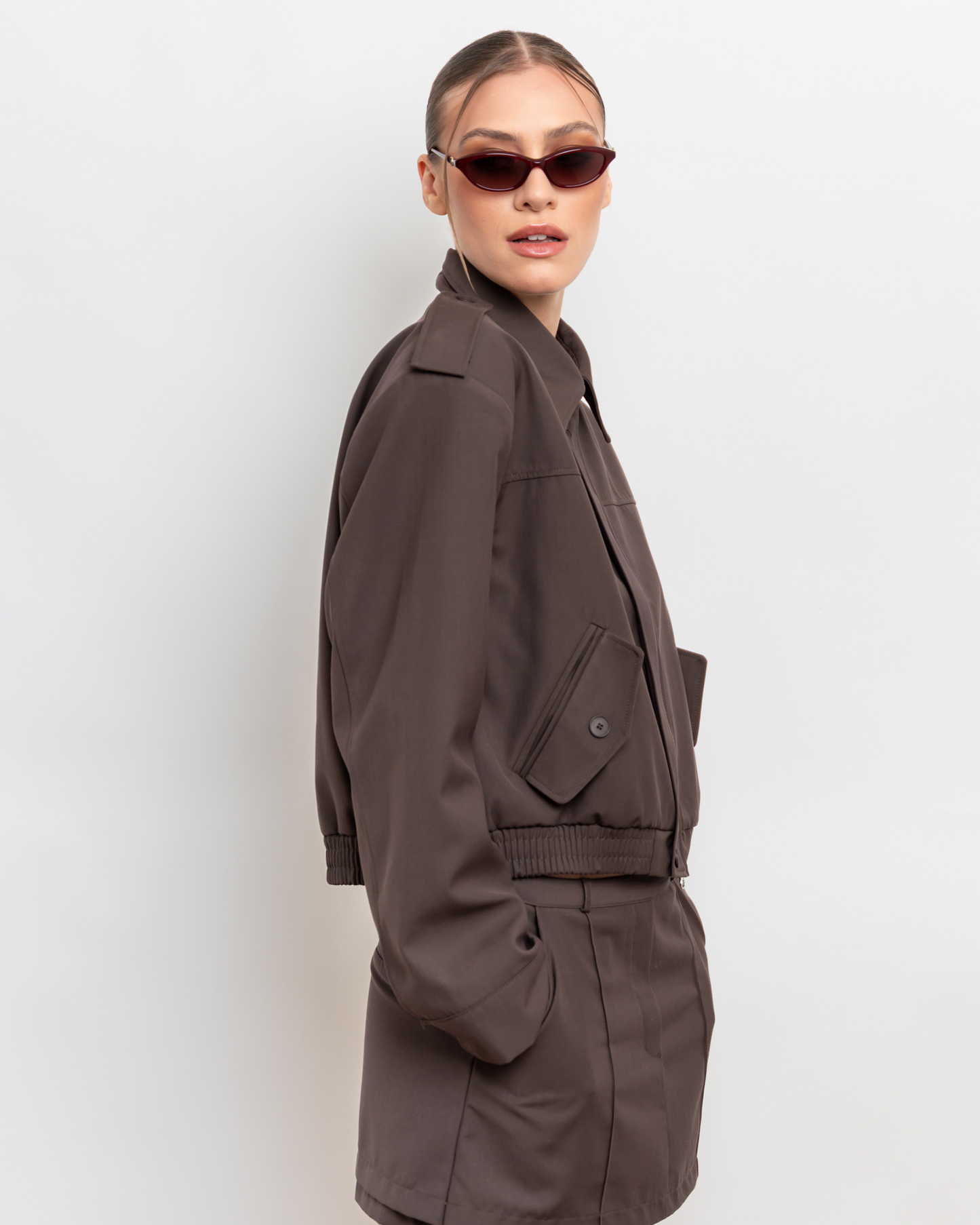 Serene - Burgundy Sunglasses