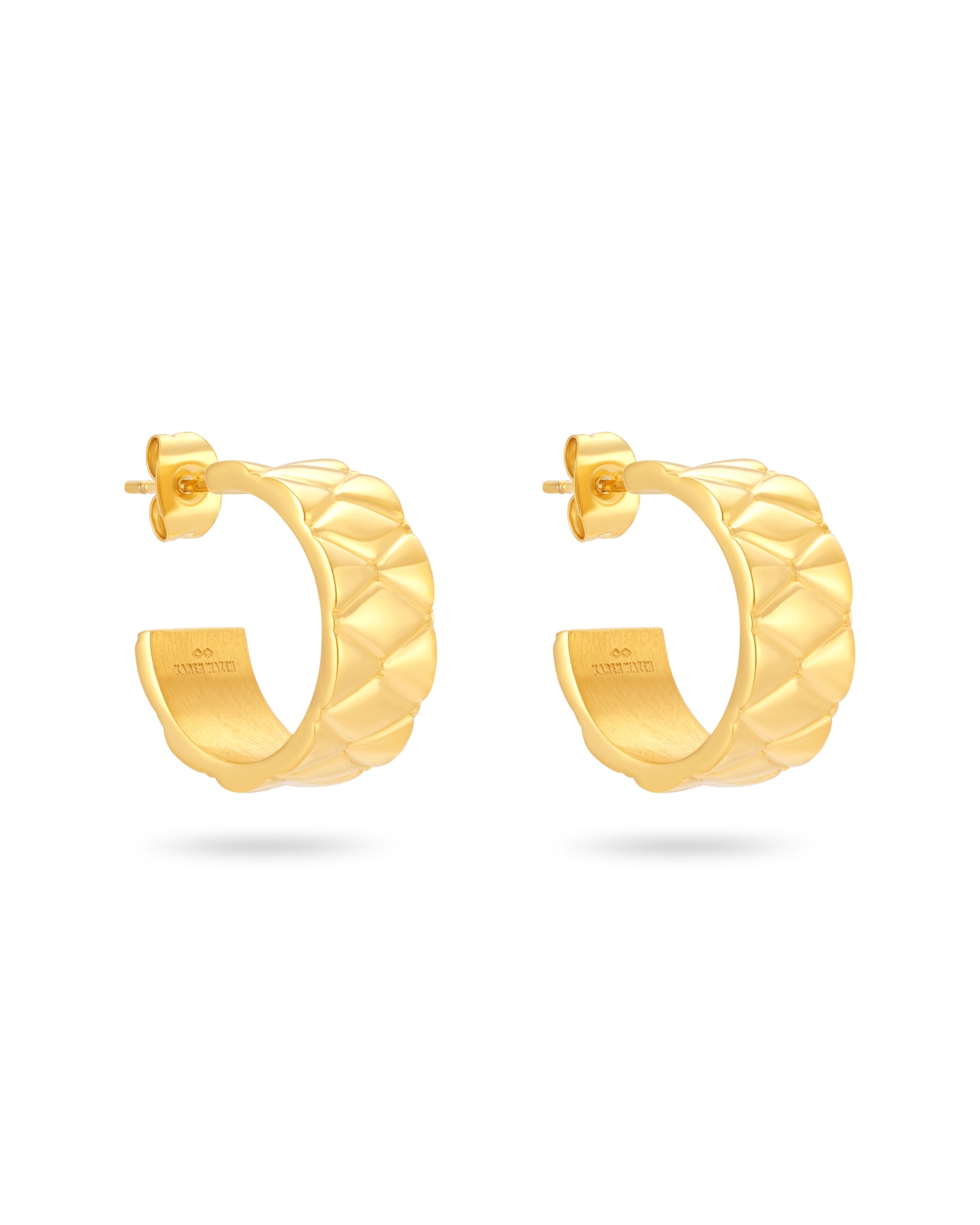 Signature Loop Earrings - Gold - KAREN WAZEN