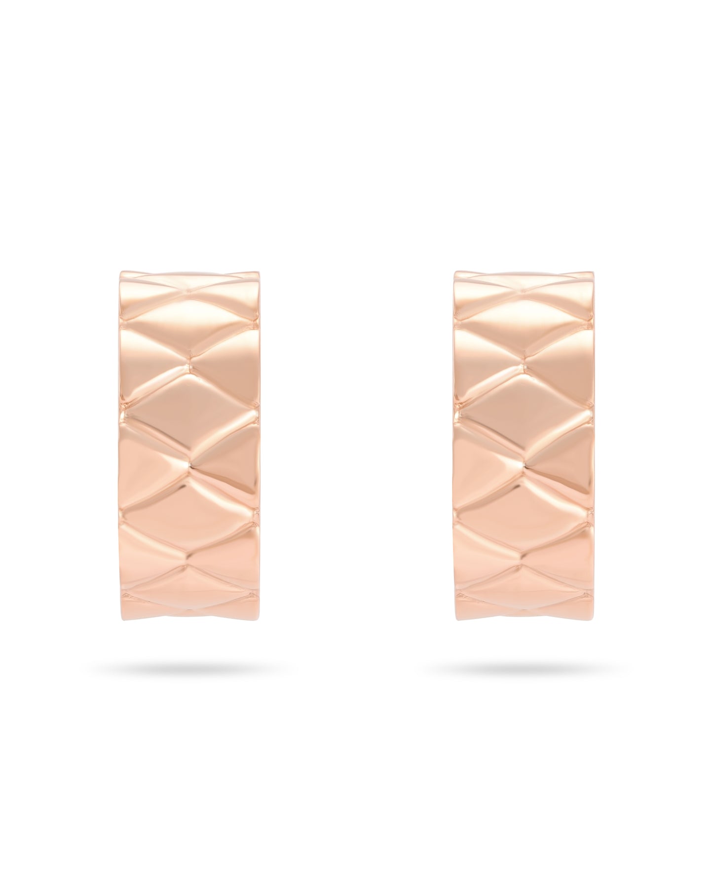 Signature Loop Earrings - Rose Gold