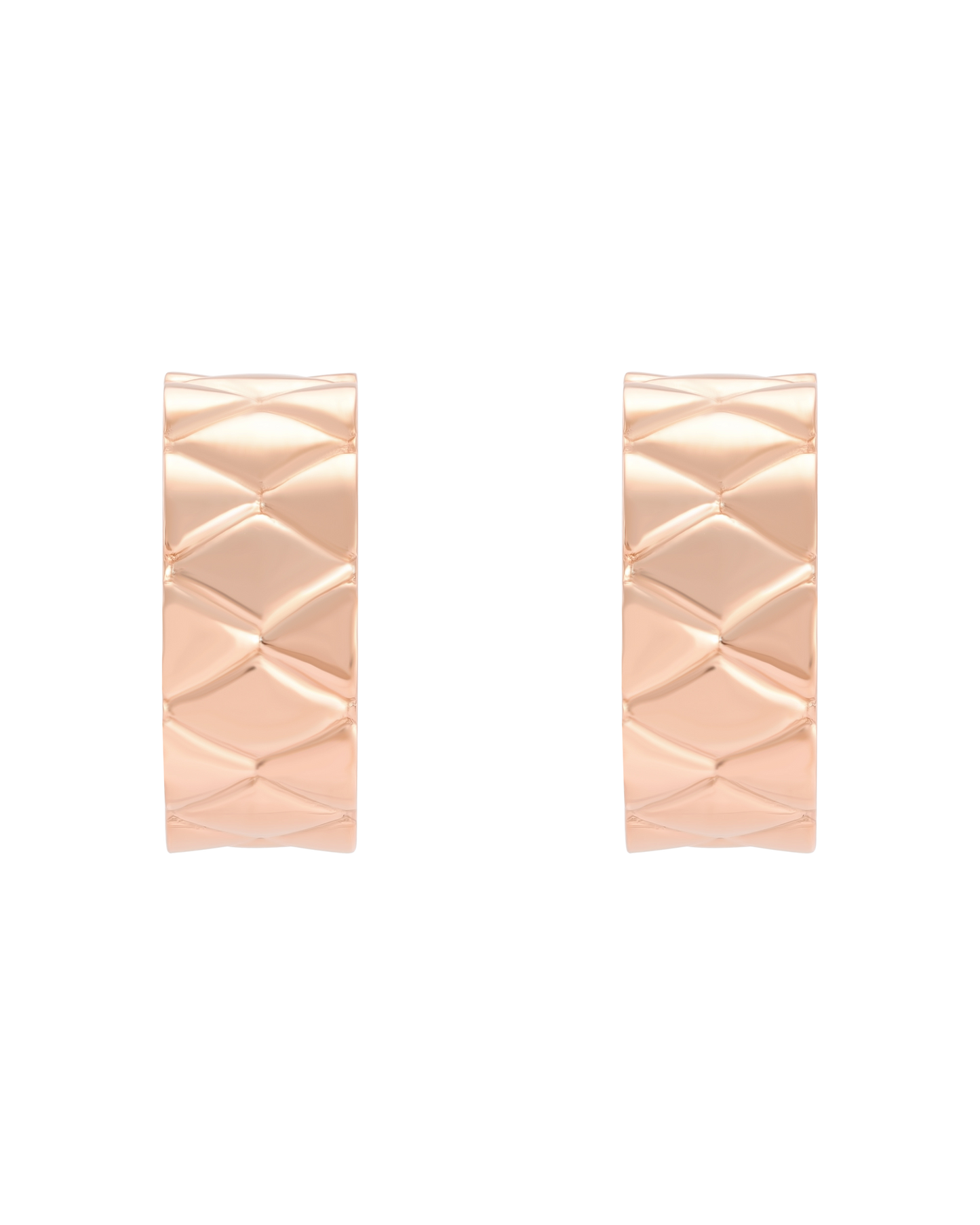 Signature Loop Earrings - Rose Gold