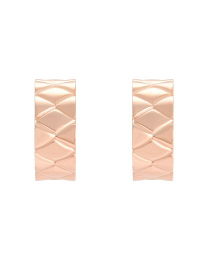 Signature Loop Earrings - Rose Gold