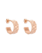 Signature Loop Earrings - Rose Gold