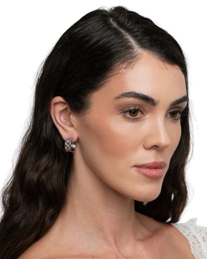 Signature Loop Earrings - Silver