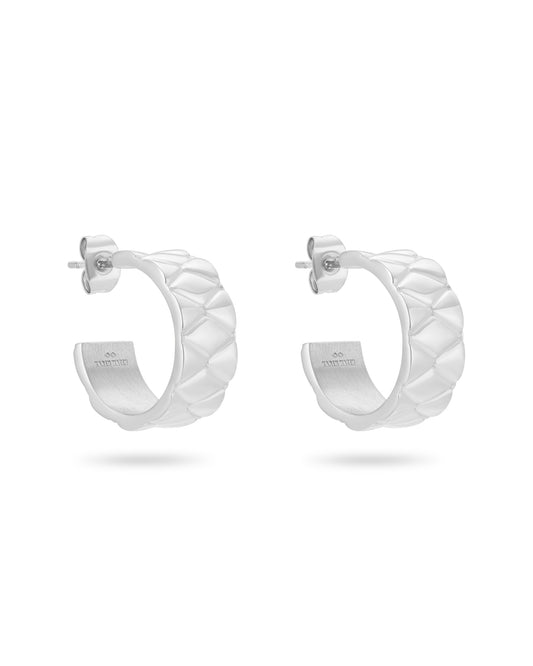 Signature Loop Earrings - Silver