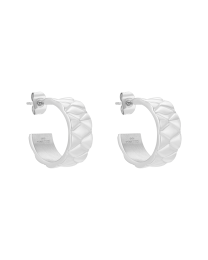 Signature Loop Earrings - Silver