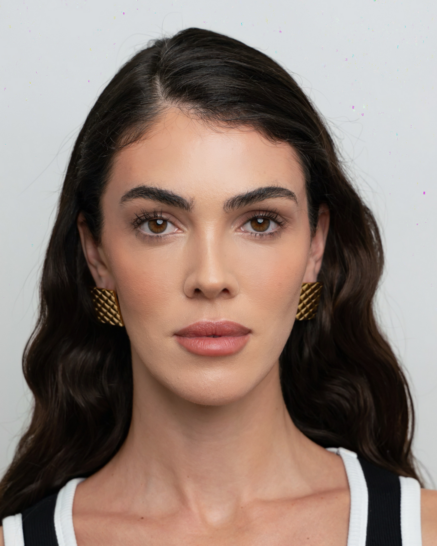 Signature (L) Earrings - Gold