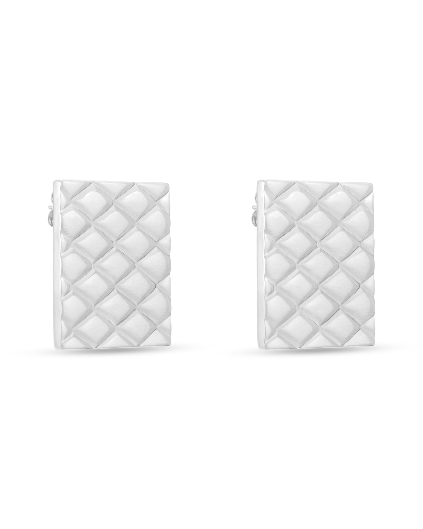 Signature (L) Earrings - Silver