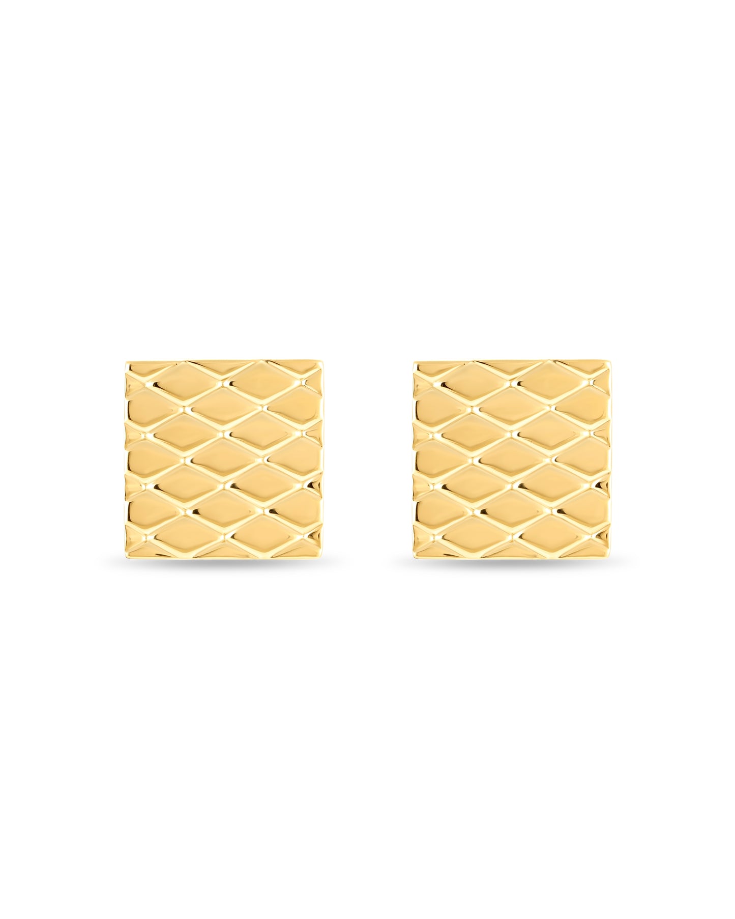 Signature (S) Earrings - Gold