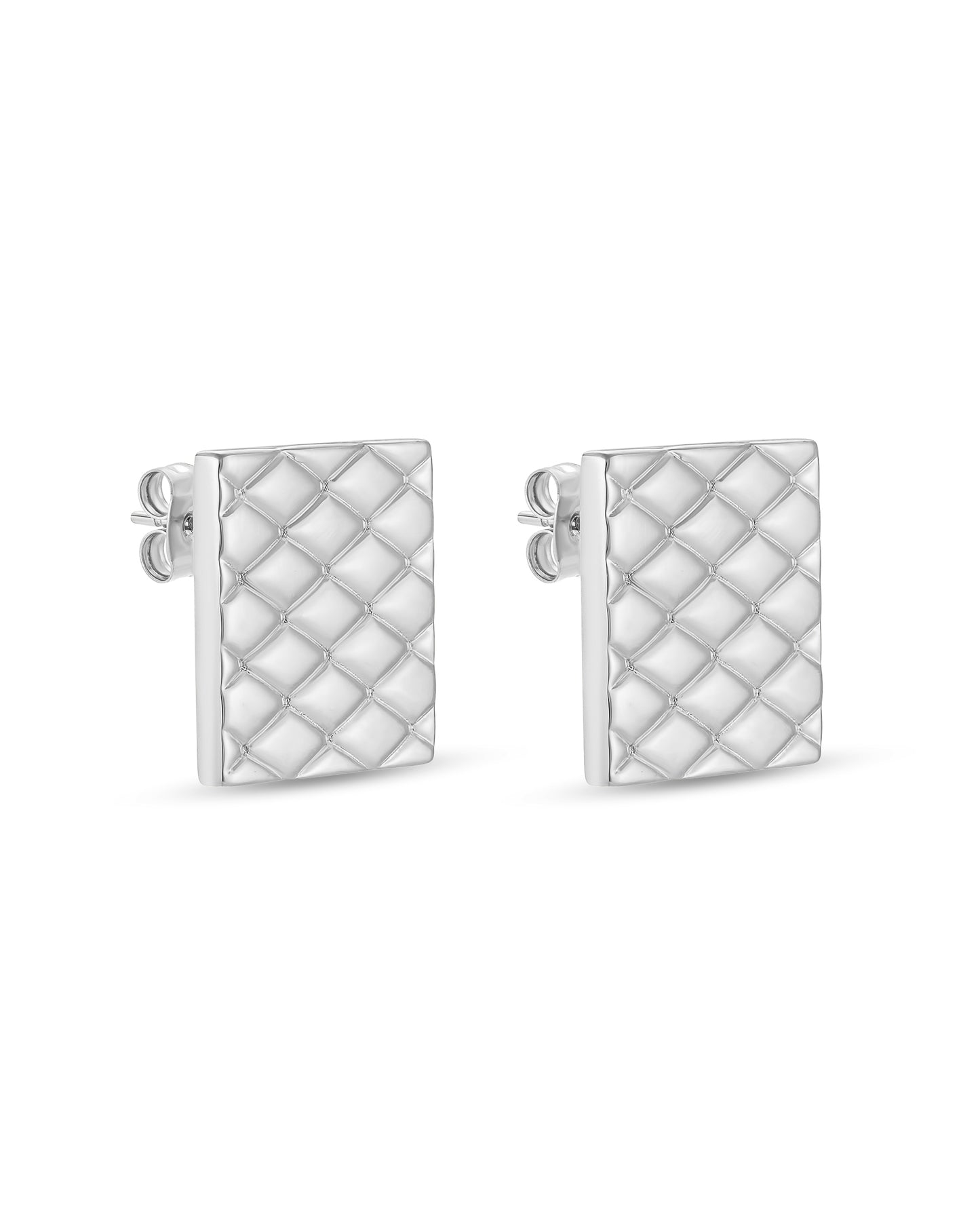 Signature (S) Earrings - Silver