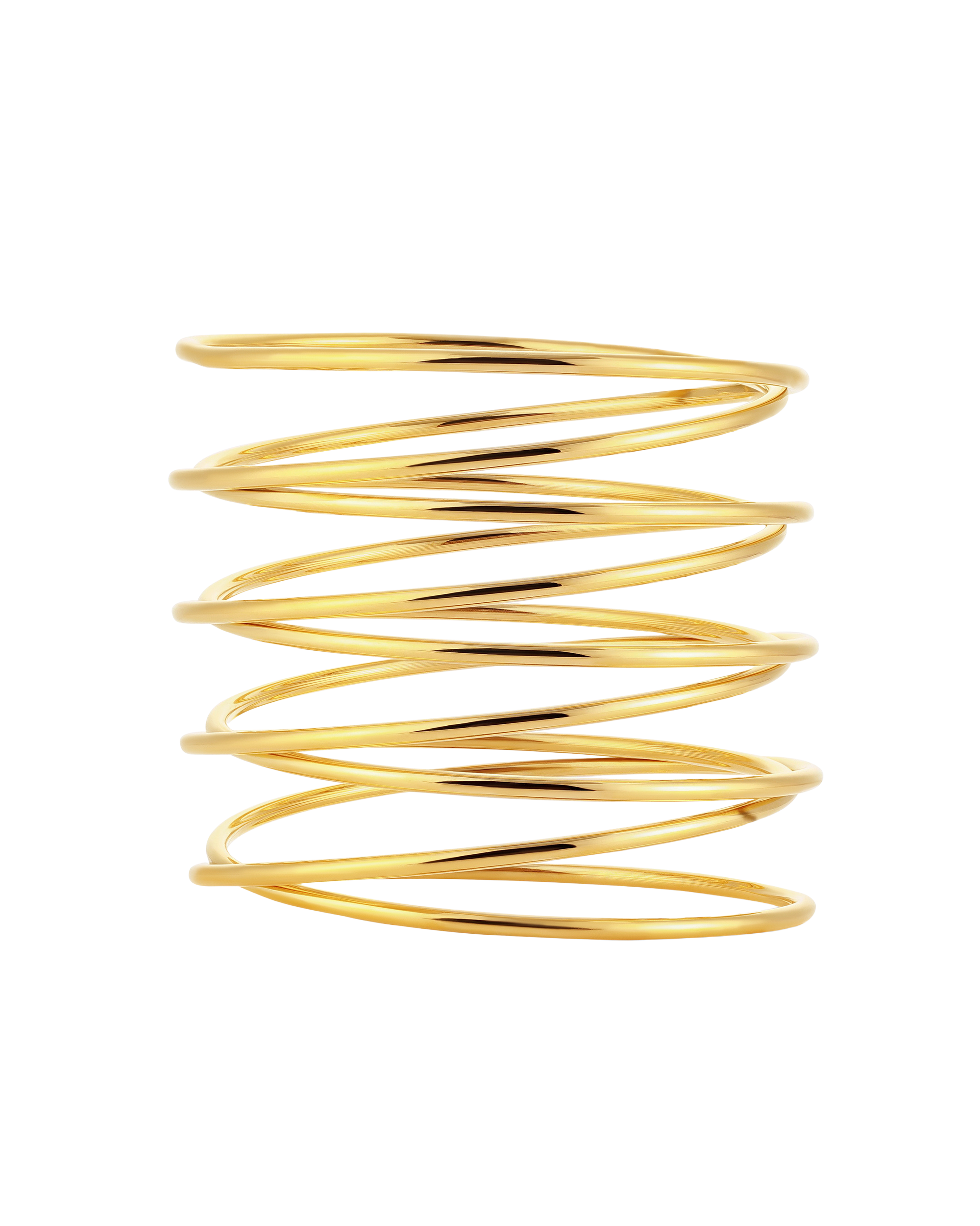 Spiral Bangle - Gold