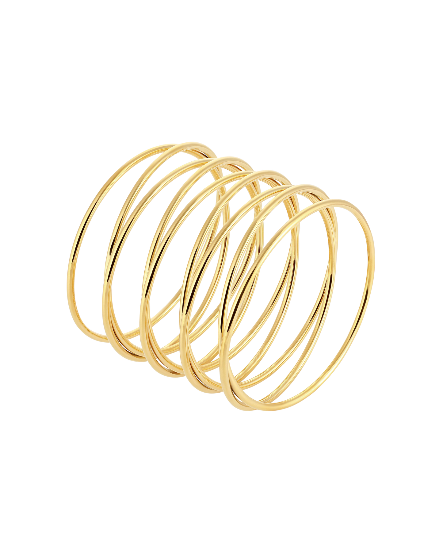 Spiral Bangle - Gold