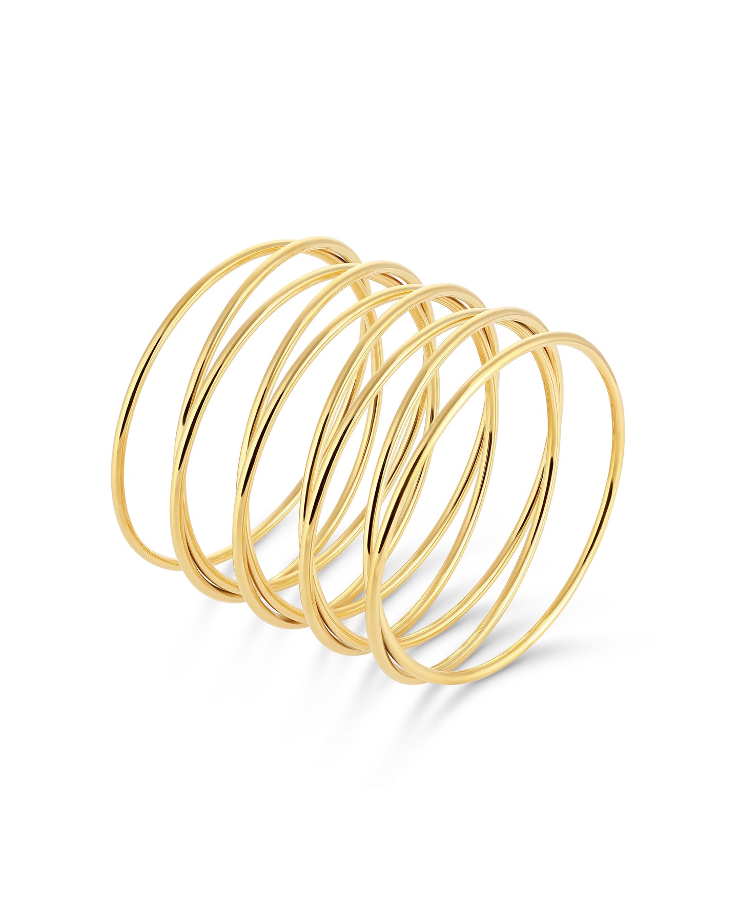 Spiral Bangle - Gold