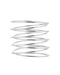 Spiral Bangle - Silver