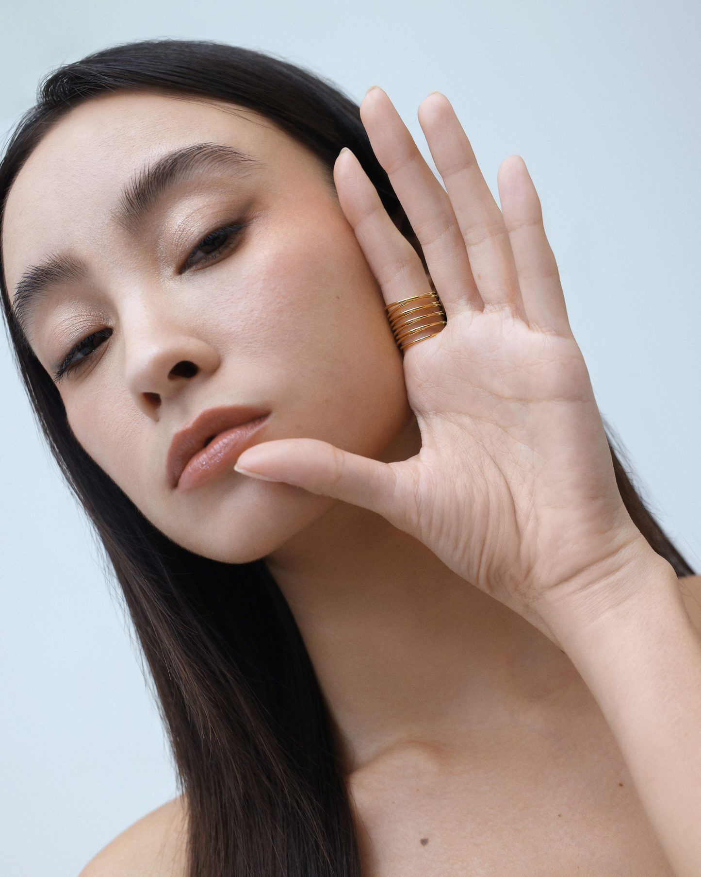 Spiral Ring Gold - 54MM