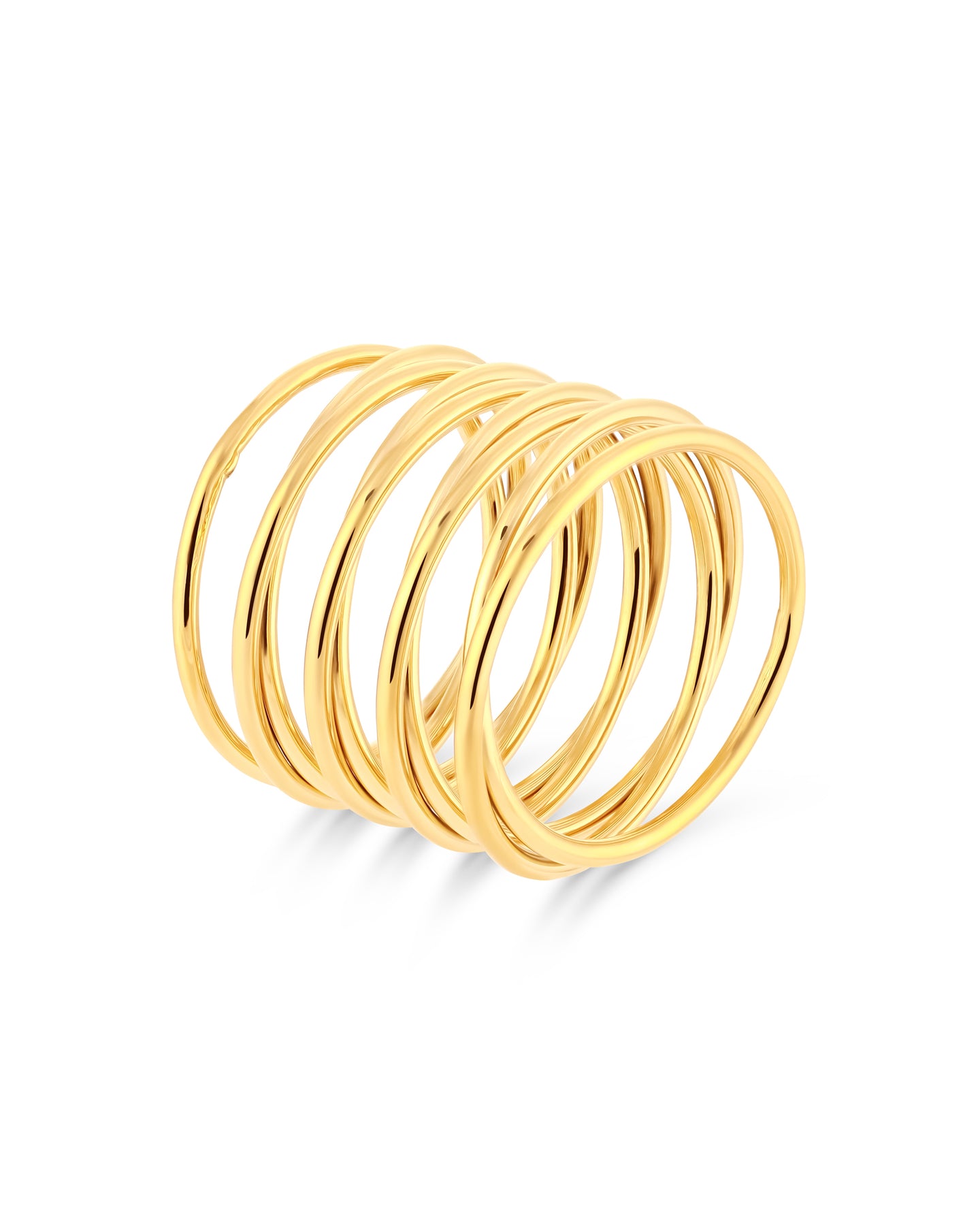 Spiral Ring Gold - 54MM