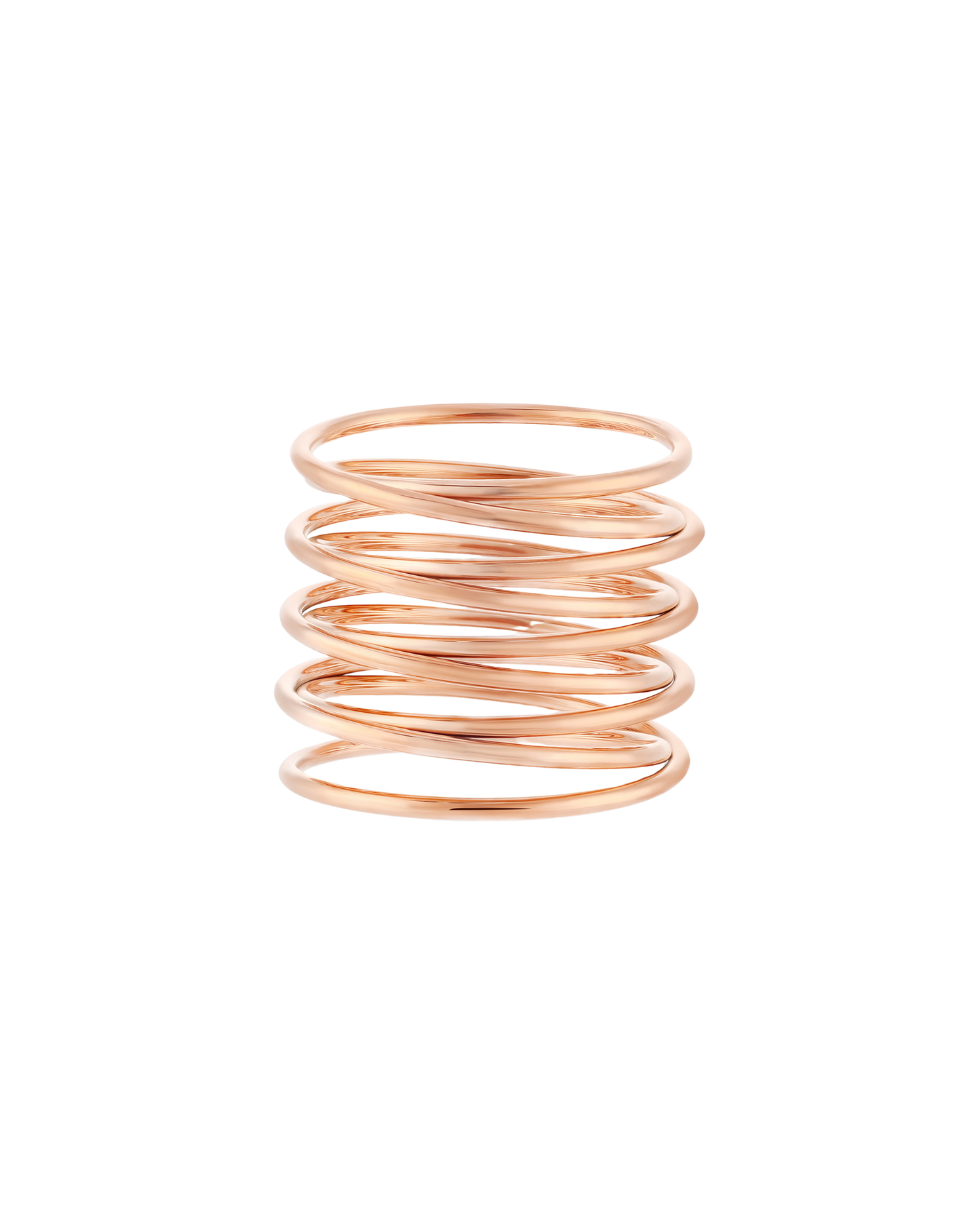 Spiral Ring Rose Gold - 52MM