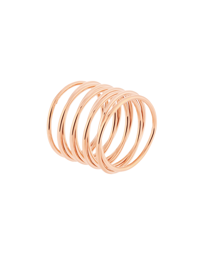 Spiral Ring Rose Gold - 52MM