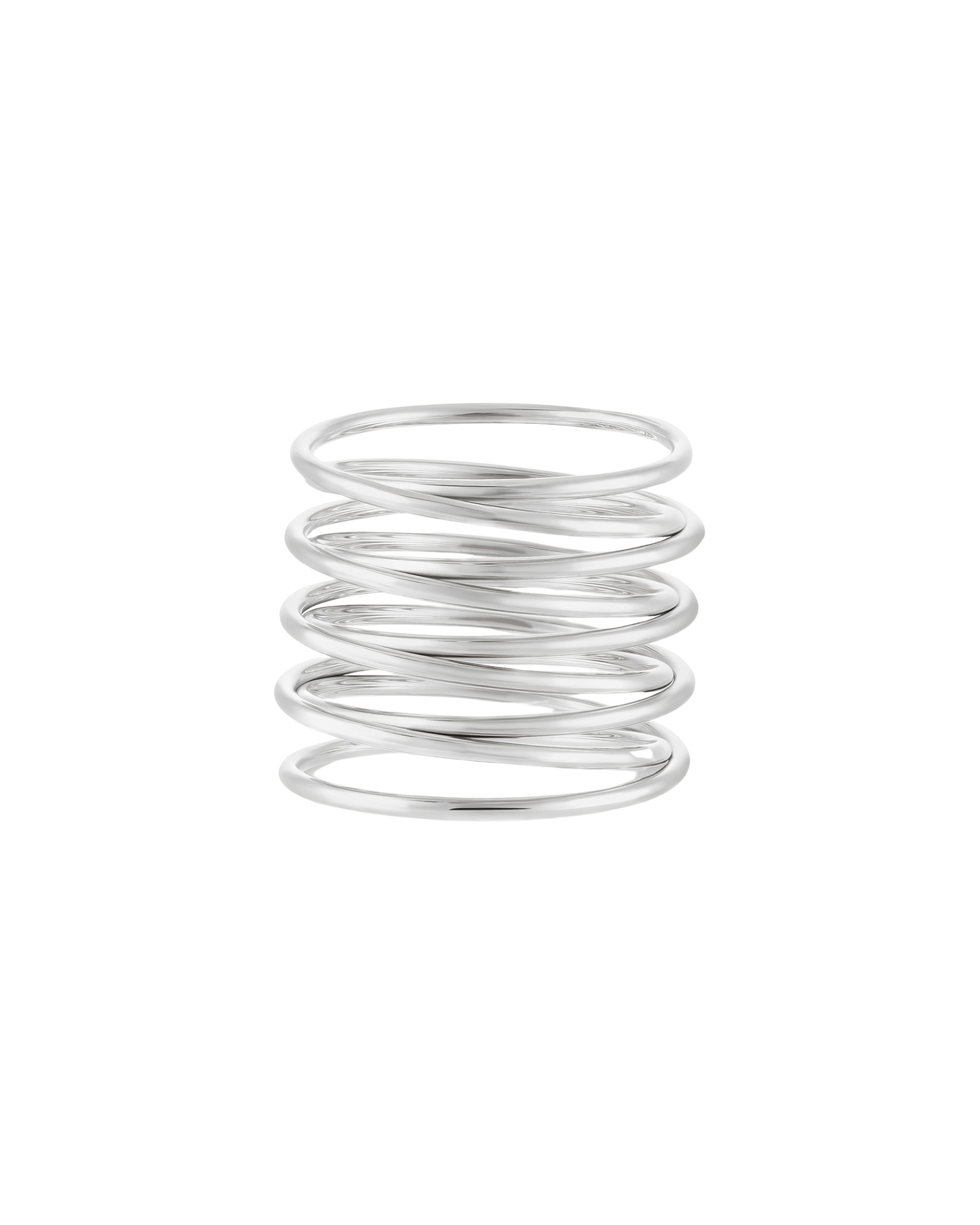 Spiral Ring Silver - 54MM