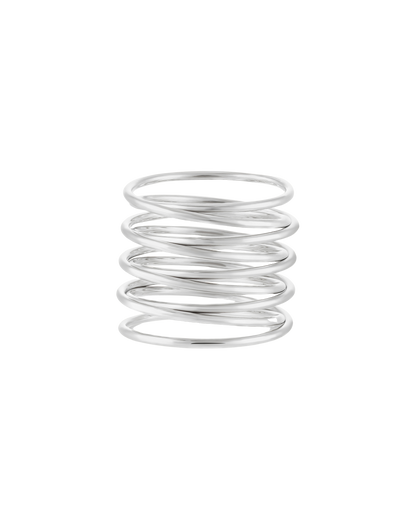 Spiral Ring Silver - 54MM