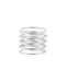 Spiral Ring Silver - 50MM