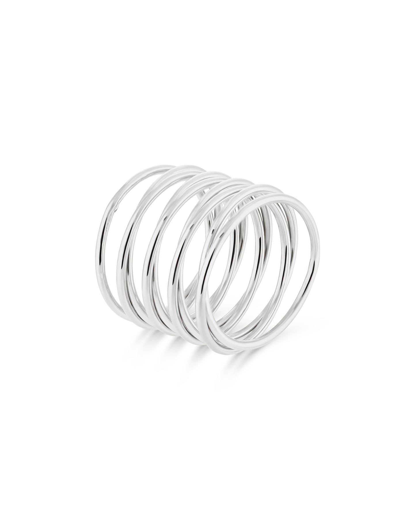Spiral Ring Silver - 50MM