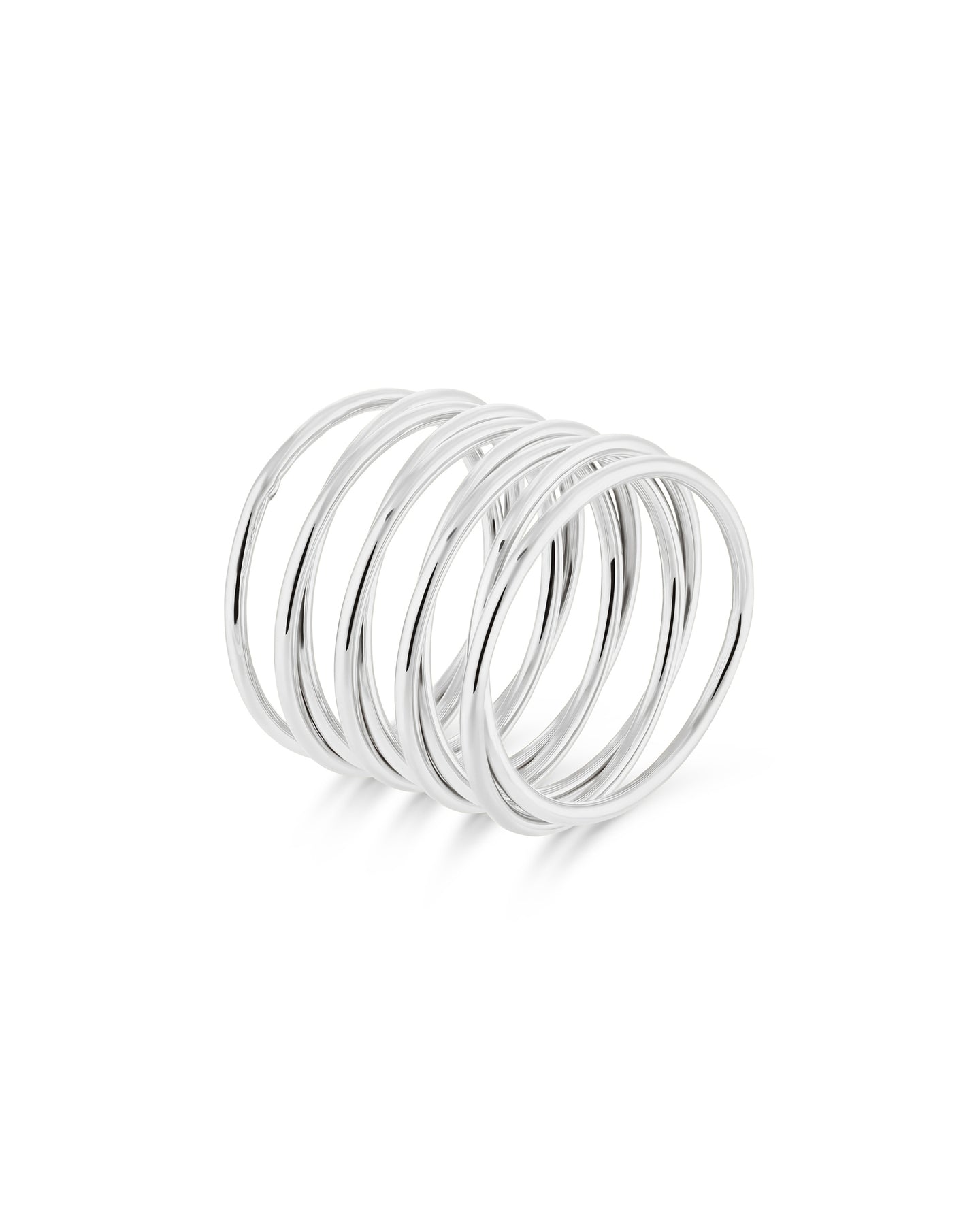 Spiral Ring Silver - 50MM