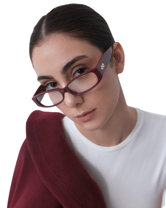 Tala - Burgundy Eyeglasses
