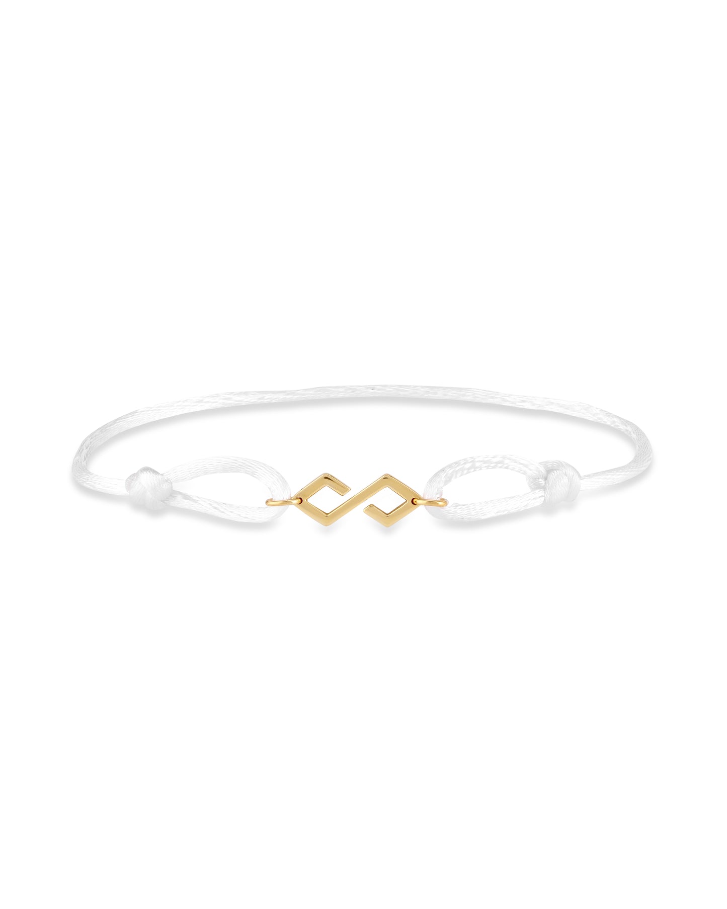 Bond Bracelet Gold - White