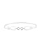 Bond Bracelet Silver - White