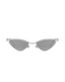Zoe - Matte Silver Sunglasses