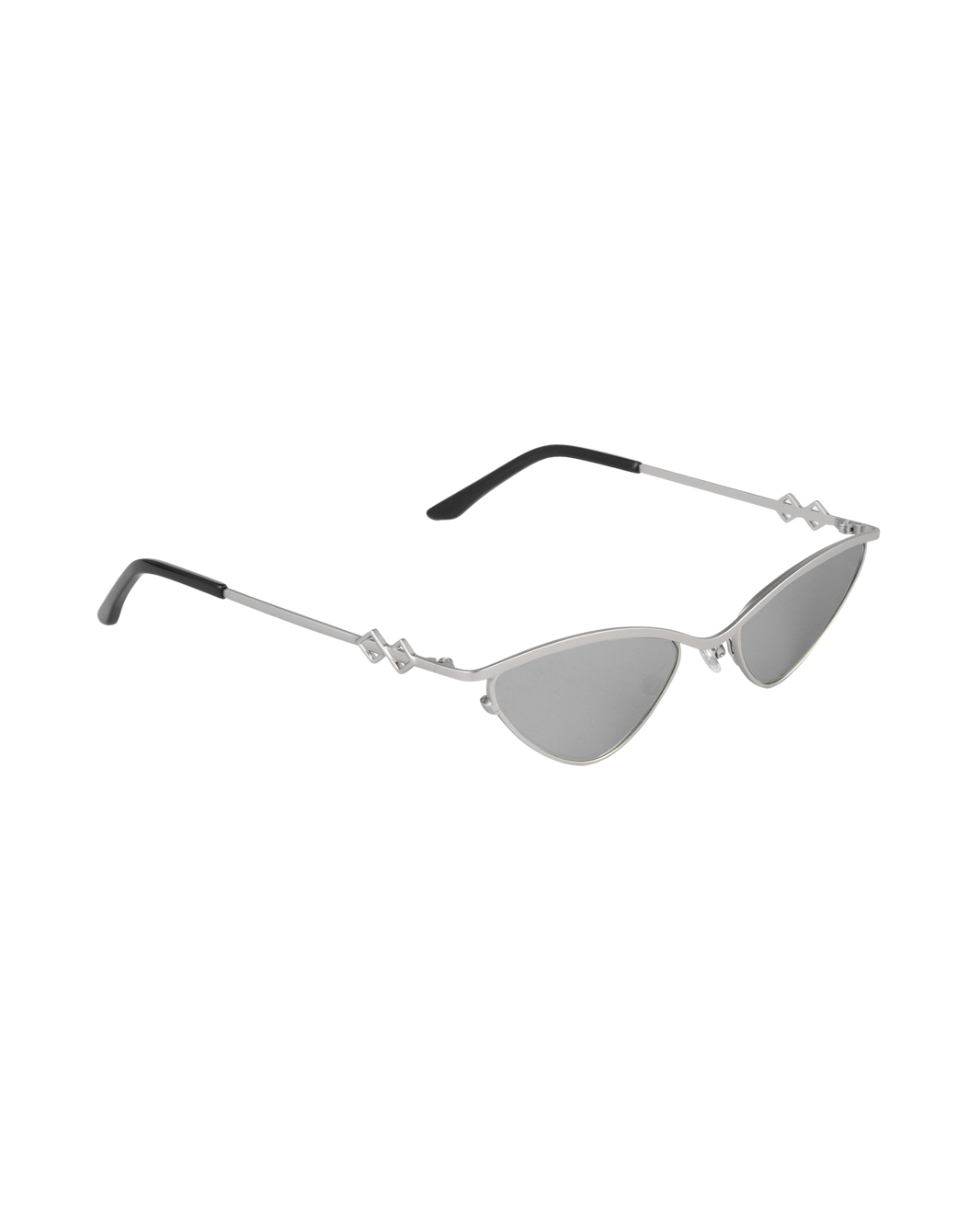 Zoe - Matte Silver Sunglasses
