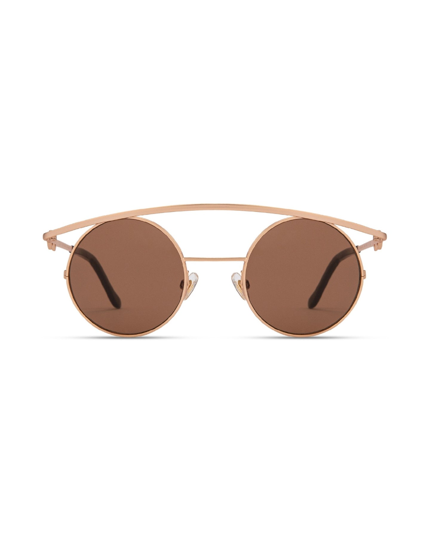 Retro XL - Brown - Sunglasses - KAREN WAZEN