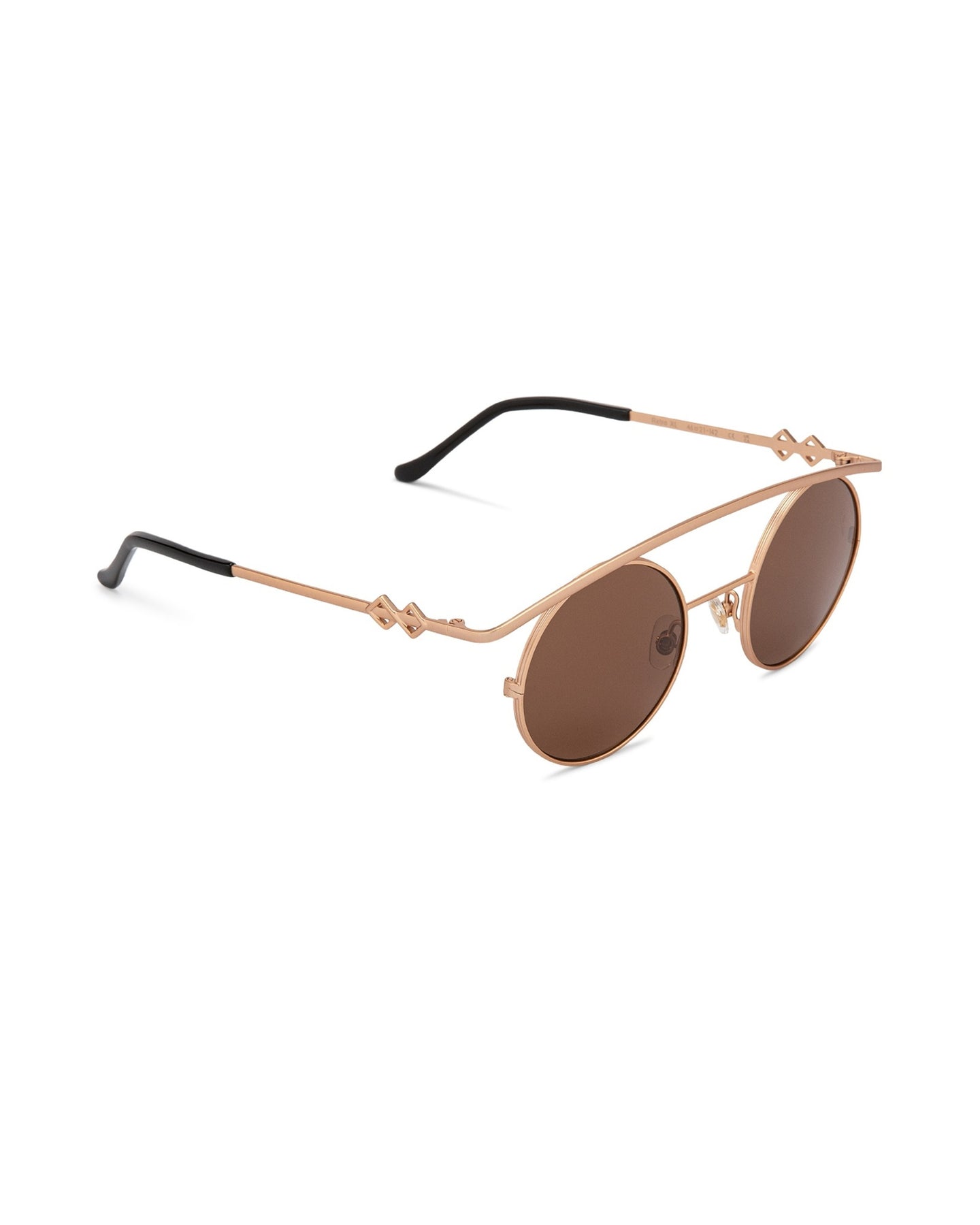 Retro XL - Brown - Sunglasses - KAREN WAZEN