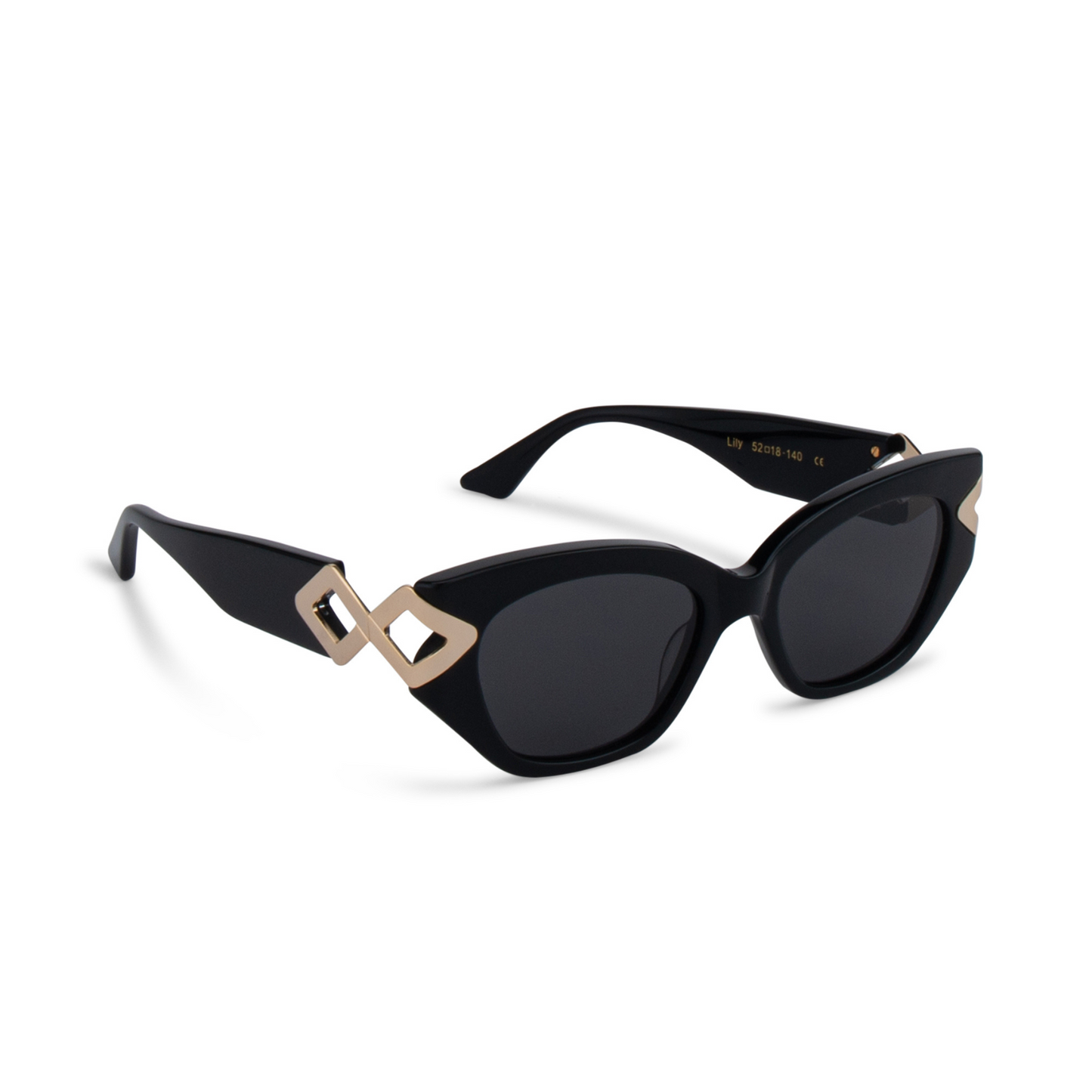 Lily - Black - Sunglasses - KAREN WAZEN